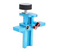 Cabinet Door Installation Positioner 0-30mm Adjustable Aluminium Alloy Hardware Jig 3 in 1 Mounting Position Tool for Home Projects
