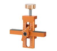 Cabinet Door Installation Positioner, Mounting Jig Tool, Aluminum Positioning Tool, Door Mount Positioner Tool, Adjustable Cabinet Door Locator, Easy To Use, Portable For Most Cabinet Doors