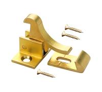Cabinet Door Latches - 2.0 Inch Closet Hardware | Brass Door Bolt - Sleeķ 30g Heavy Duty Cupboard Catch for Wardrobes, This Polished Latch Provides a Secure Grip for Any Drawer