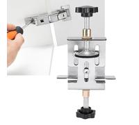 Cabinet Door Mounting Jig, Adjustable Door Installation Tools, 4.92 Inches, Installing Hardware, Construction Equipment, Mounting Positioner for Home and Workplace