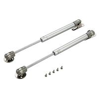 Cabinet gas spring support rod, 30N to 200N Gas Struts Silver 270mm Pack of 2 for Cabinet Truck Bed Drawer Tool Box(60n)