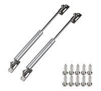 Cabinet gas spring support rod, Gas Strut for Cabinets and Doors, Silver, Pack of 2/4/6 Pcs, 80N-150N(2pcs,150 N)