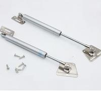 Cabinet gas spring support rod, Gas Struts 100N 282mm Silver Pack of 4 for Various Cabinet Doors Flip Down(100n-4pcs,Flip Down-282mm(11inches))