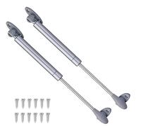 Cabinet gas spring support rod, Pack of 2 Gas Strut for Upturn Door Soft Close Lid Lift Support 20N-150N(Rubber Core,50N)