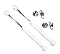 Cabinet gas spring support rod, Pack of 2 Gas Strut Lid Stay for Kitchen Cabinet Cupboard Toy Box Multicolor(White,A 100N)
