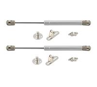 Cabinet gas spring support rod, Pack of 2 Gas Strut Silver 20N-150N for Cabinet Doors(150N)
