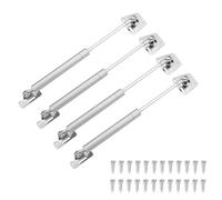 Cabinet gas spring support rod, Pack of 4 10 inches Gas Struts Springs Lift Support for Cabinet Toy Box Locker(Copper Core,80N)