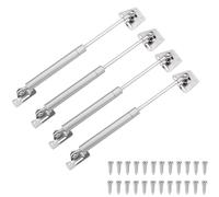 Cabinet gas spring support rod, Pack of 4 Gas Struts 10 Inches Lift Support 20N-300N for Cabinets Toy Boxes(Copper Core,50N)