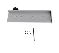 Cabinet Handle Punch Locator | 7 Holes 2 Step Positioning for Woodworking/Kitchen Drawers/Door Handles | Aluminum Alloy Adjustable Tool with Drill & Screws