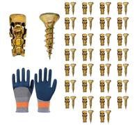 Cabinet Hinge Repair Screw Kit - Heavy-Duty High-Strength | Cabinet Hinge Repair Screw Kit For Woodworking, Furniture Assembly, Drywall, And Home Improvement