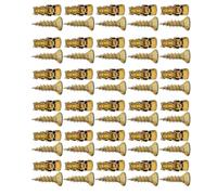 Cabinet Hinge Repair Screws - Carbon Steel 30 PCS | Expansion Fixing Set for Wood Tile Plasterboard Hollow Wall Furniture Door Wardrobe Kitchen Bathroom Mounting Hardware