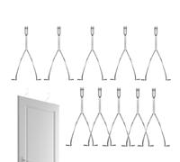 Cabinet Painting Hangers 10 Piece Stainless Steel Hangable Hooks Set