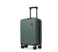 CabinFly Cruisair Maleta Cabine Extensible, Carcasa Rígida ABS, 55x35x25 cm, Verde, 4 Ruedas Spinner, Cerradura TSA