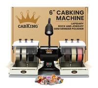 CabKing 6" Cabbing Machine | Lapidary Rock Grinder Polisher | Model CABKING-6V3