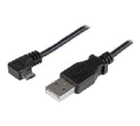 StarTech.com Cable de 0,5m Micro USB Acodado a la Derecha para Carga y Sincronización de Smartphones o Tablets