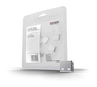 Lindy 40464 bloqueador de puerto USB tipo A Blanco Acrilonitrilo butadieno estireno (ABS) 10 pieza(s)