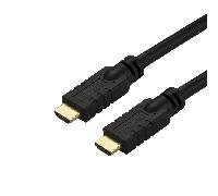 StarTech.com Cable de 10 metros HDMI con ethernet de alta velocidad Activo 4K de 60Hz - Cable HDMI CL2 para Instalación en Pared - Cable UHD Largo Durable - HDR de 18Gbps - Negro