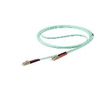 StarTech.com - Cable de 1m de Fibra Óptica Multimodo LC/UPC a LC/UPC OM4 - 50/125µm - Fibra LOMMF/VCSEL - Redes de - 450FBLCLC15