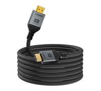 Cable 16K HDMI 2.2 5M, 96Gbps de alta velocidad HDMI Cabo Nailon Trenzado