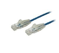 1M SLIM CAT6 CABLE - BLUE SNAGLESS - 28 AWG COPPER WI RE N6PAT100CMBLS