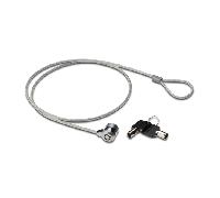 CABLE 1M SEGURIDAD ANTIRROBO OEM CON LLAVE PARA PORTATIL, MONITOR, ORDENADOR