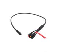 Cable 1T4 para bicicletas de montaña eléctricas que ofrece conexión de pantalla de 8 pines, cableado de agarre del acelerador y soporte para controladores KT Quantum (1T4 725 mm)