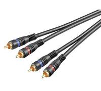 Cable 2 RCA Macho - 2 RCA Macho (Profesional) - 10 mts