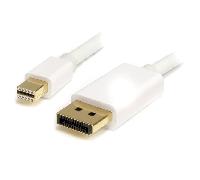 StarTech.com - Cable Adaptador de 2m de Monitor Mini DisplayPort 1.2 Macho a DP Macho - 4k Blanco