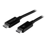 StarTech.com Cable Thunderbolt 3 Pasivo de 2m - 20Gbps - PD 100W - Vídeo 4K - Cable Thunderbolt - Certificado Thunderbolt - Compatible con USB4 / Modo Alt DP - Thunderbolt 4 - USB 3.2 - USB-C