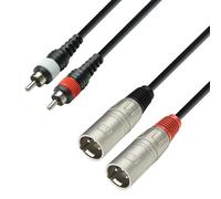Cable 2xrca a 2xxlr macho 6m adam k3 k3tmc0600