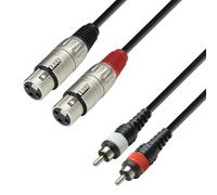 Cable 2xrca macho a 2xxlr hembra 3m adam k3 k3tfc0300