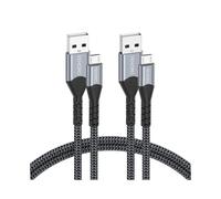 Cable 3Ft Pack of 2, USB A to 2.0 480Mbps Data Transfer & 12W Charging Cord for MicroUSB Old Android Phones Kindle Tablet MP3 PS4 and More 3 Feet