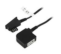 Cable 50275: enchufe TAE F de teléfono, conector TAE F 10m negro GOOBAY