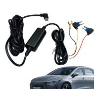 Câble Abaisseur Type-C - 12V/24V 5V 3A Kit De Câblage Pour Caméra Embarquée | Câble D’alimentation Abs Pour Caméra De Tableau De Bord | Sortie Stable Et Résistante Chaleur Póur Enregistrement