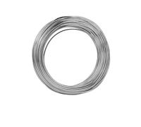 Cable Acero Alambre de acero inoxidable 304 100m-1m longitud, alambre blando/duro, diámetro 0,02mm-3mm, hierro suave unión una sola hebra, antioxidante(0.5mm X 50M,Hard Steel Wire)