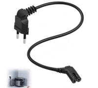 Cable Acodado C7, Cable de Alimentación 90 Grados C7 para Televisores Samsung LG TCL Sony Philips Panasonic Hisense Sharp Apple TV, Monitor, Proyector, Barra de Sonido, Cable de Alimentación AC