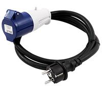Cable adaptador 1,5m clavija de contacto de protección -> acoplamiento CEE