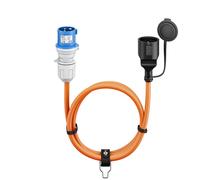Cable adaptador cee, enchufe cee a toma con contacto de protección, 5