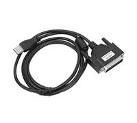 Cable adaptador CNC-USB, cable USB DB25 negro de 12 Mbps a conectores de red de computadora de transformador convertidor paralelo