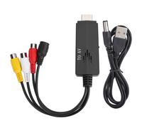 Cable adaptador convertidor HDMI a AV RCA 1080P HD macho a hembra para TV, VCR y DVD