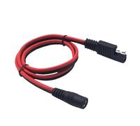 Cable adaptador convertidor hembra de 60cm/2 pies 14AWG a CC 5,5x2,1mm(5pcs)
