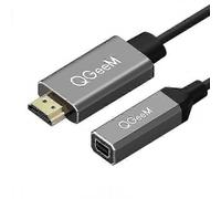 Cable adaptador convertidor QGeeM HDMI a Mini DP con conector UHD 4K a 30 Hz