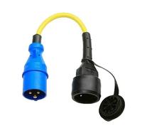 Cable adaptador de 16 A/250 V con enchufe CEE y acoplamiento Schuko