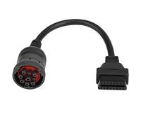 Cable Adaptador De 16 Pines Hembra Para Herramientas De Diagnóstico De Camiones Compatible Con Protocolos J1939 Y Diseñado Para Uso Profesional En Talleres Mecánicos