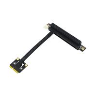 Cable adaptador de 270 grados Mini PCIe a PCI-E 16X, elevador de Mini PCIe a PCI Express 4P, alimentación para extensor de comprobador PCIE