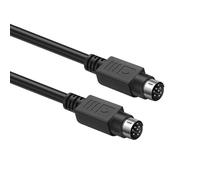 Cable adaptador de 8 pines DIN macho a hembra, cable de extensión de alta velocidad para consola de PC y teclado, cable de extensión