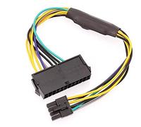 Cable adaptador de alimentación ATX PSU de 24 pines a 8 pines compatible con DELL Optiplex 3020 7020 9020 Precision T1700 de 12 pulgadas (30 cm)