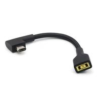 Cable adaptador de alimentación de alto rendimiento con punta CC delgada cuadrada hembra a 3 pines para modelo Razer Blade Pro 17/15