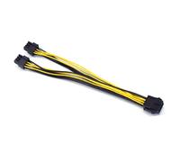 Cable adaptador de alimentación de GPU de 8 pines, negro, 1 juego