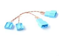 Cable adaptador de altavoz para equipo estéreo de BMW, mazo de cables, conexión y juego, sin cortar, 2 unidades, color azul, 18 cm
